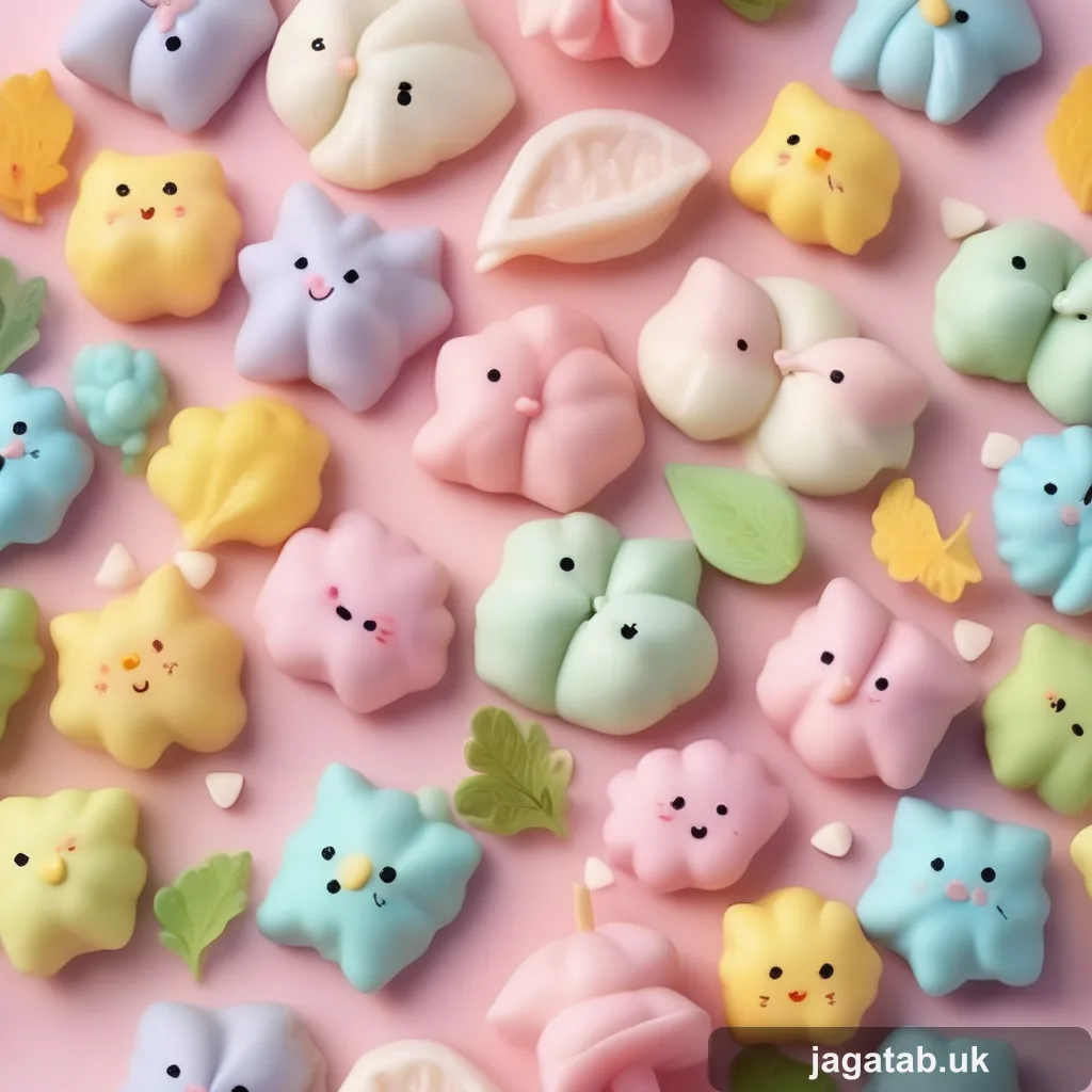 028 Dumplings Kawaii Style Pastel Colours Cl 1e42