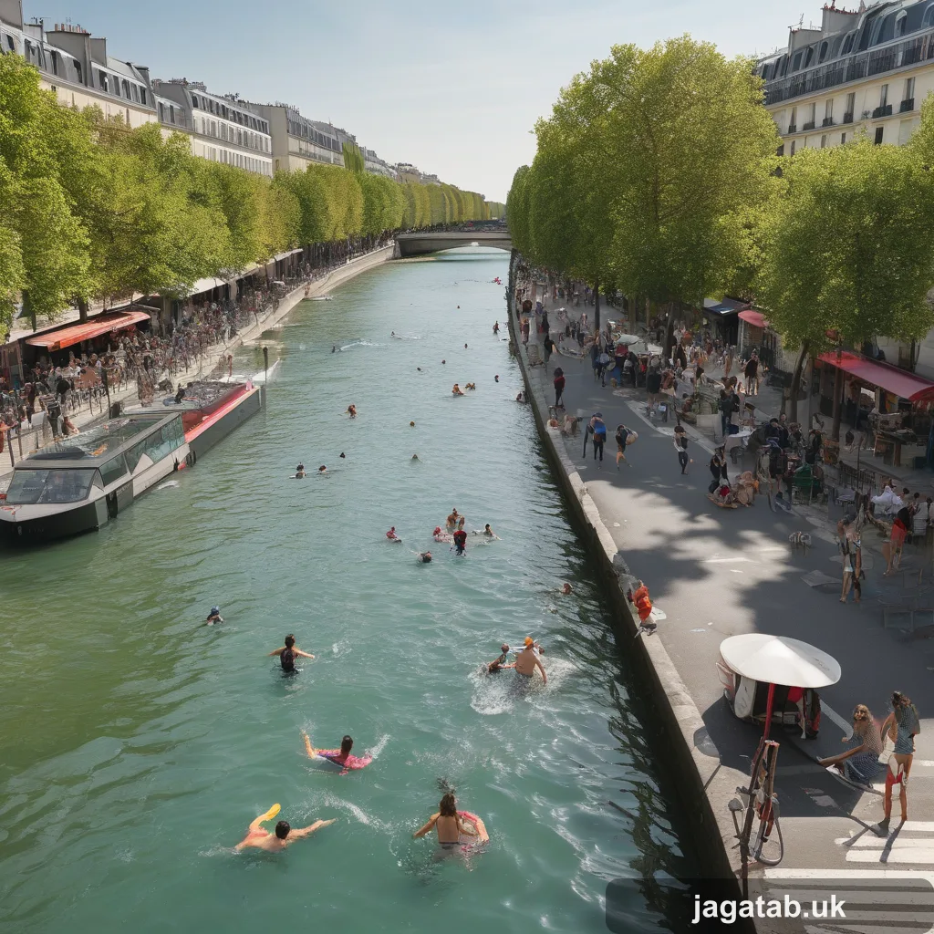 033 Parisians Swim In Canal Saint Martin 7ba1