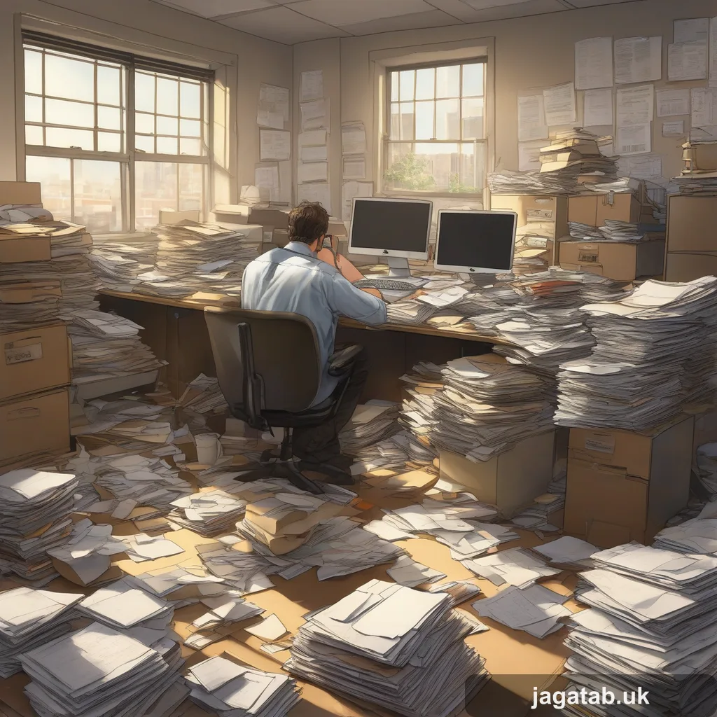 078 Photorealistic Photograph A Cluttered Of 13ef