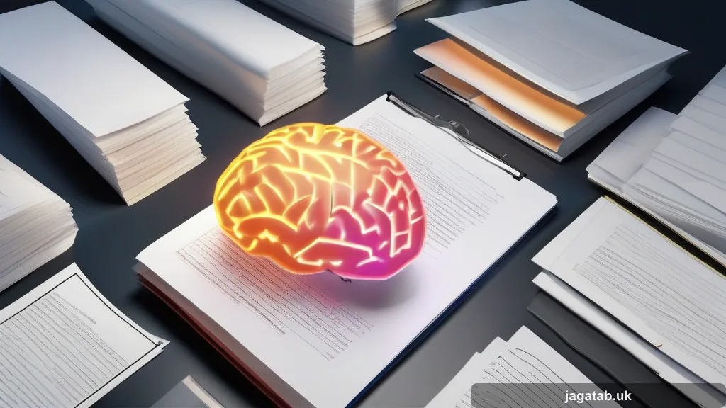 111 A Glowing Ai Brain Scanning Stacks Of Do 8a72