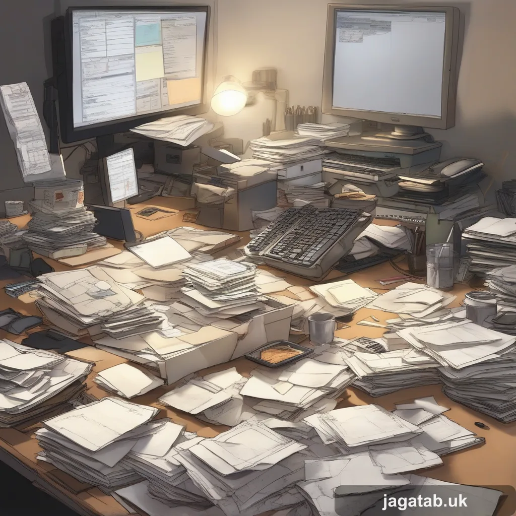 198 Photorealistic Photograph A Cluttered Of 20e8