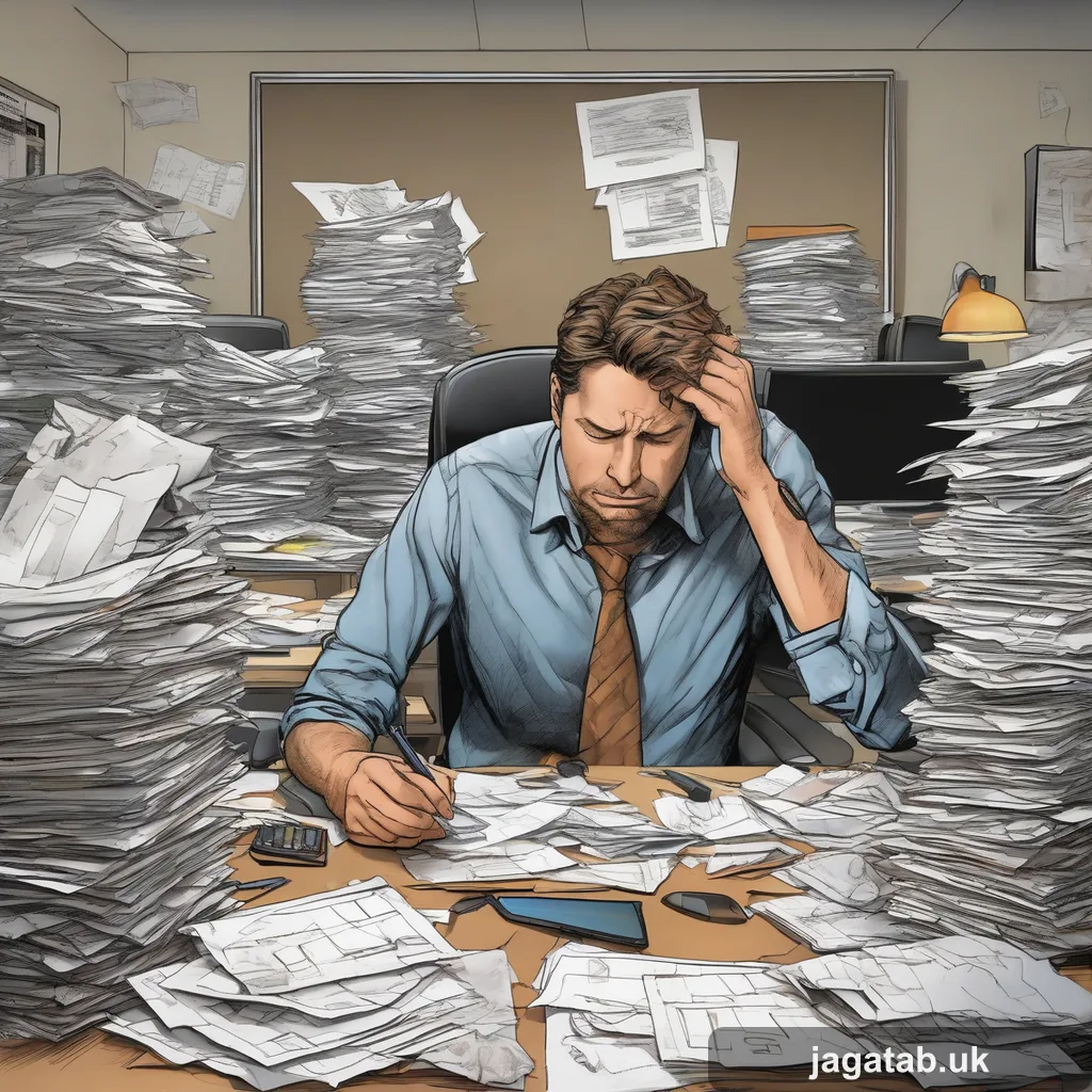 267 Realistic Photograph A Cluttered Office 75ed