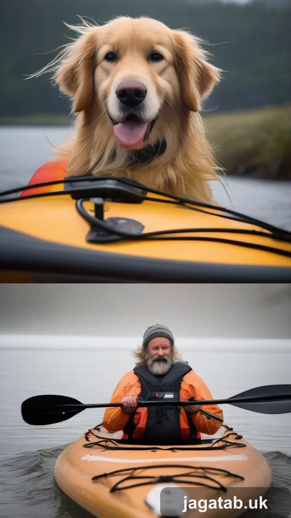344 Scruffy Golden Retriever Floppy Ears Gui 565b