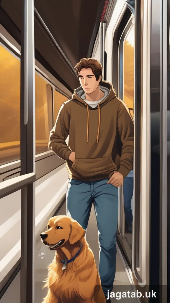 354 A Young Adult Man With Short Brown Hair B047